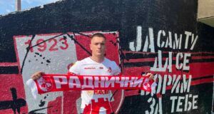 Bivši igrač Partizana i nekadašnji mladi reprezentativac novi napadač Radničkog Dušan Jovanović