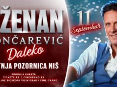 Spektakl muzike i ljubavi uz Dženana Lončarevića 11. septembra u Nišu Dženan Lončarević