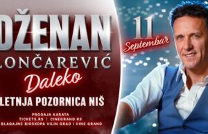 Spektakl muzike i ljubavi uz Dženana Lončarevića 11. septembra u Nišu Dženan Lončarević