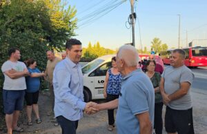 Pavlović obišao meštane Devetog maja i Milke Protić: Traže park, uređenje ulica i rešavanje kanalizacije
