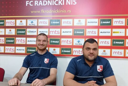 Radnički spreman za meč sa IMT-om Ivan Kostic i Marko Nedjic