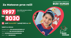 Za Mateove prve reči i nastavak lečenja Mateo Kaleja iz Niša