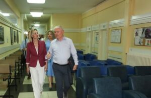 Ministarka Tatjana Macura u poseti Institutu „Niška Banja” Ministarka Tatjana Macura i dr Dejan Petrović