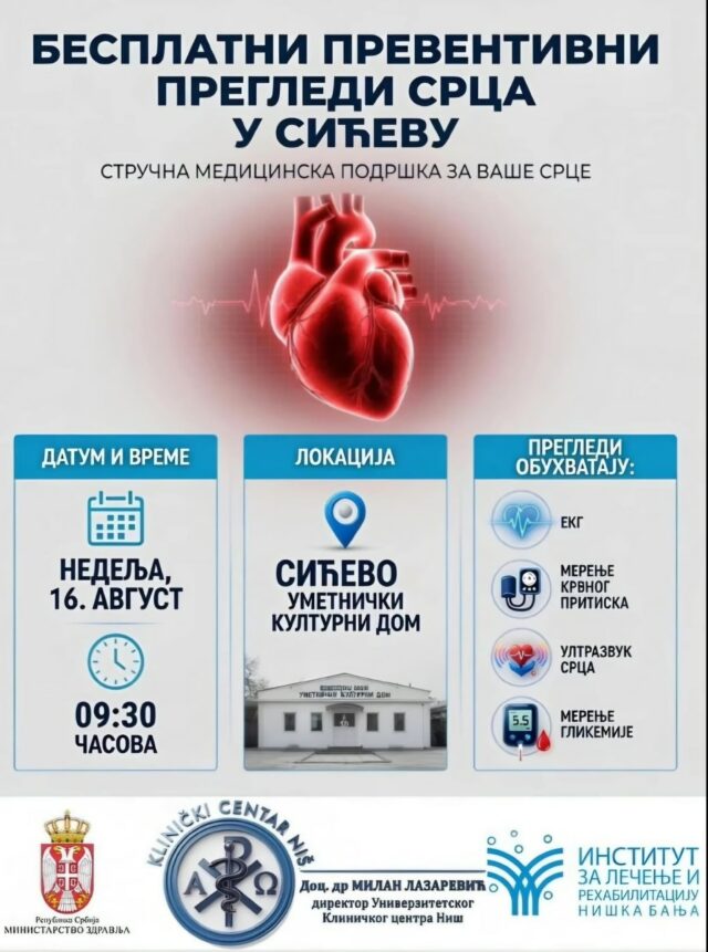 Preventivni pregledi Sićevo Preventivni pregledi Sićevo