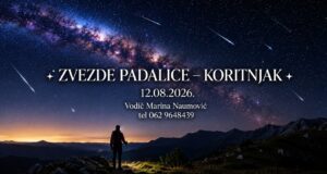 Perseidi na Koritnjaku: PD „Suva planina” organizuje posmatranje kiše meteora Zvezde padalica Koritnjak