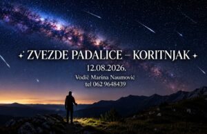 Perseidi na Koritnjaku: PD „Suva planina” organizuje posmatranje kiše meteora Zvezde padalica Koritnjak