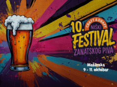 Jubilarni Niški festival zanatskog piva od 9. do 11. oktobra u Mašinskoj industriji