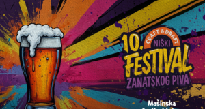 Jubilarni Niški festival zanatskog piva od 9. do 11. oktobra u Mašinskoj industriji