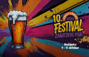 Jubilarni Niški festival zanatskog piva od 9. do 11. oktobra u Mašinskoj industriji