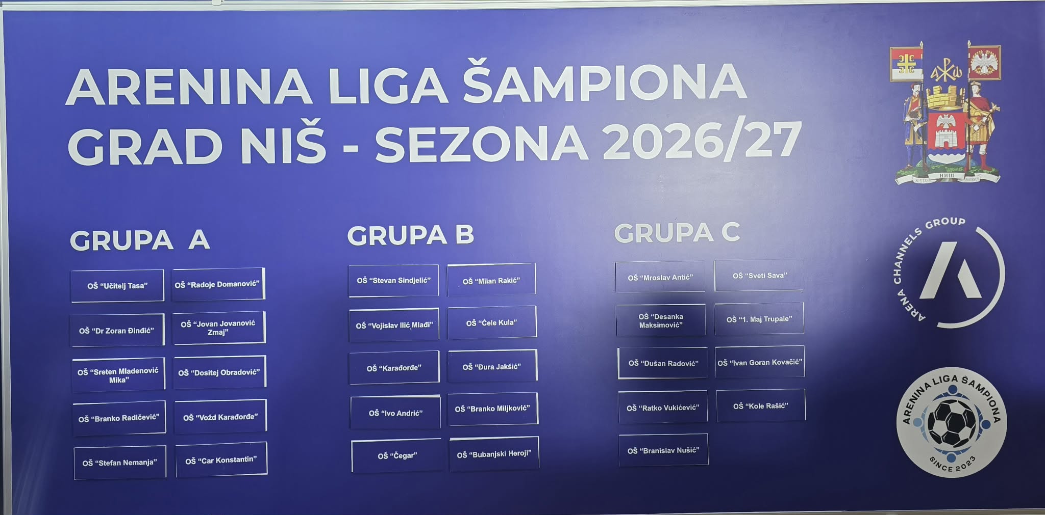 Arenina Liga Šampiona i u Nišu