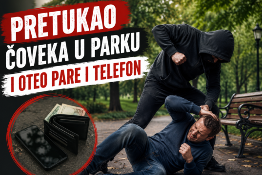 Pretukao čoveka u parku pa mu oteo telefon i novac