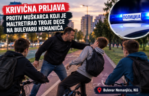 Krivična prijava protiv muškarca koji je maltretirao troje dece na Bulevaru Nemanjića