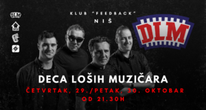 DLM napokon u Nišu – 29. i 30. oktobra u klubu Feedback! DLM