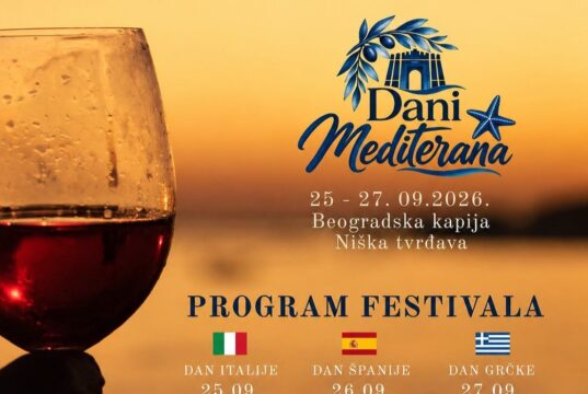 Dani Mediterana u Nišu: Tri dana ukusa, muzike i tradicije uz duh Italije, Španije i Grčke Dani Mediterana u Nišu