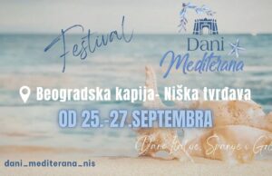 Dani Mediterana krajem septembra u Nišu: Tri dana ukusa, muzike i tradicije Italije, Španije i Grčke Dani mediterana
