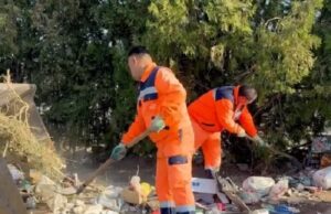Ponovo očišćena divlja deponija kod groblja u Novom Selu