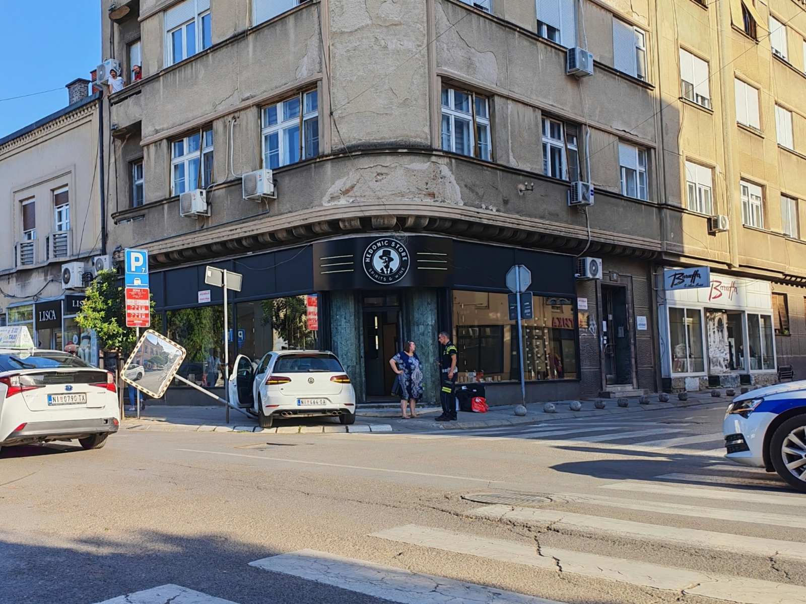Saobraćajna nezgoda u Dušanovoj ulici