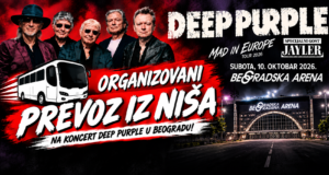 Organizovan prevoz iz Niša na koncert Deep Purple u Beogradu 10. oktobra