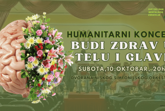 Humanitarni koncert „Budi zdrav u telu i glavi” u Niškom simfonijskom koncertu