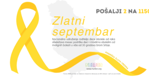 Zlatni septembar – mesec podrške deci i mladima obolelim od raka Zlatni septembar