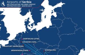 Zimski red letenja na niškom aerodromu: Putnici mogu da biraju između 10 destinacija