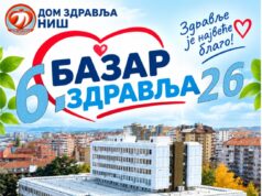 Bazar zdravlja u subotu ispred zgrade Doma zdravlja Bazar zdravlja