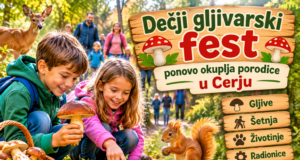 Gljive, šetnja, životinje i radionice: Dečji gljivarski fest ponovo okuplja porodice u Cerju