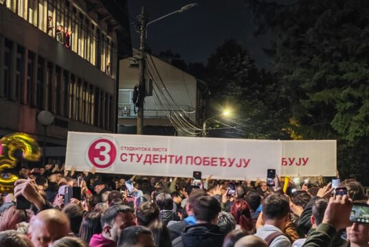 Nišlije do duboko u noć slavile pobedu Studentske liste