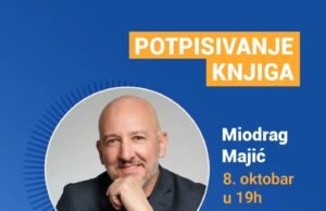 Miodrag Majić večeras u Nišu: Druženje sa čitaocima i potpisivanje knjiga u Delta planetu Miodrag Majić večeras u Nišu