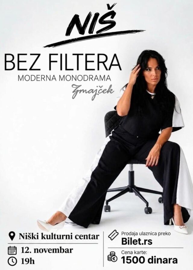 Monodrama Bez filtera Marijane Rakočević Zmajček
