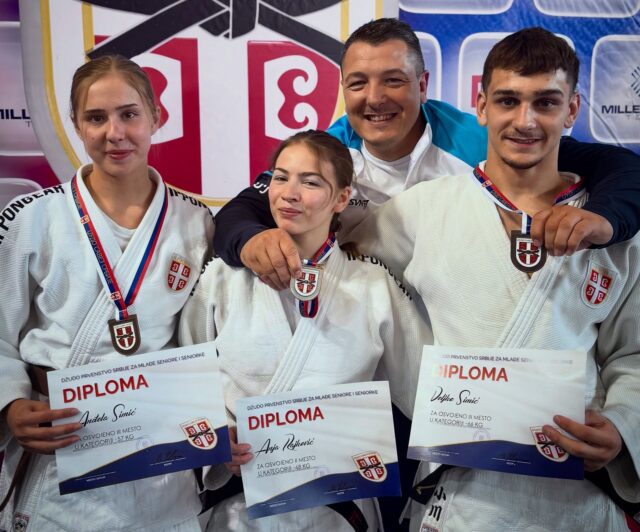 Niški džudisti osvojili pet medalja na Prvenstvu Srbije