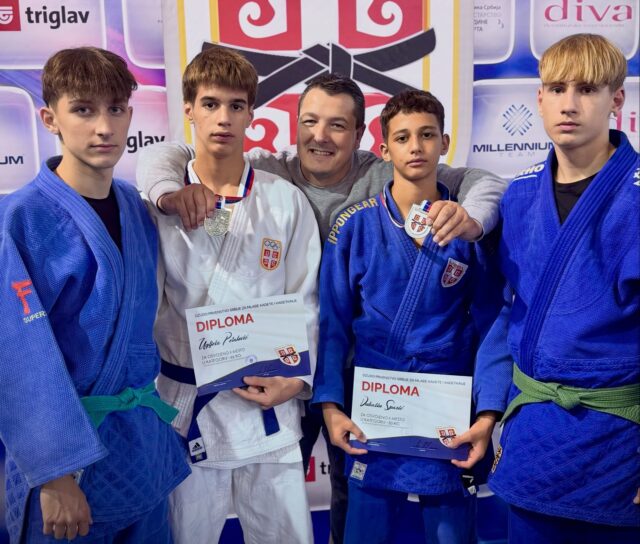 Niški džudisti osvojili tri srebra i bronzu Niški džudisti osvojili tri srebra i bronzu