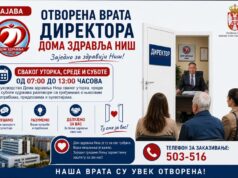 Otvorena još dva termina za prijem kod direktora u Domu zdravlja Niš Prijem kod direktora u Domu zdravlja Niš