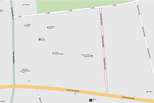NAJAVA RADOVA NA VODOVODNOJ MREŽI U CENTRU GRADA