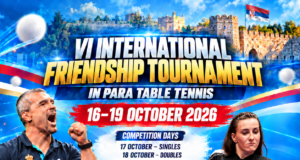 Niš domaćin Međunarodnog turnira prijateljstva u stonom tenisu za osobe sa invaliditetom VI INTERNACIONAL FRIENDSHIP TOURNAMENT
